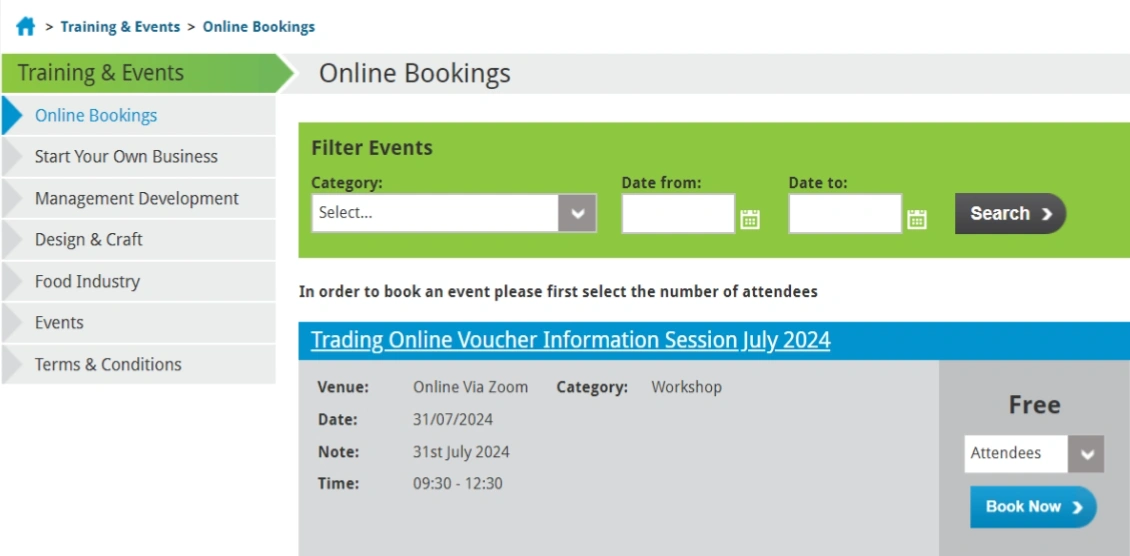 Booking Trading Online Voucher Information Webinar