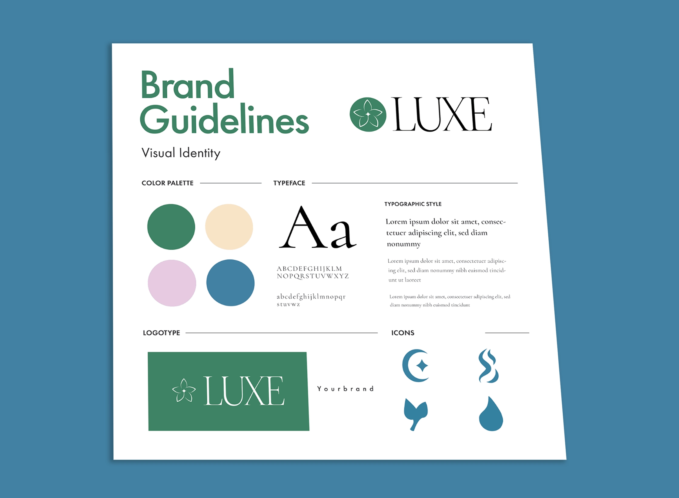 Luxe brand guidelines