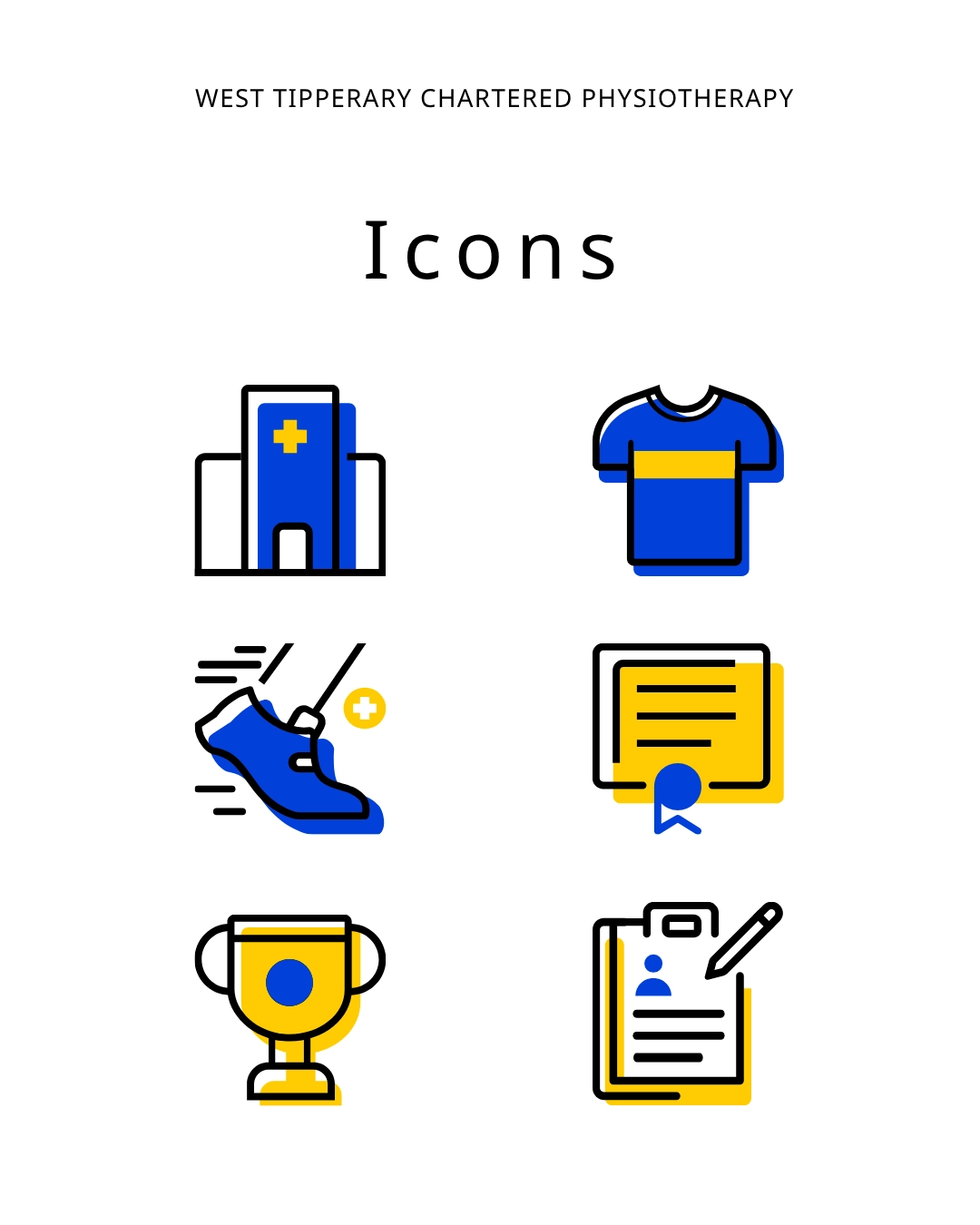 West Tipperary Chartered Physiotherapy Icons